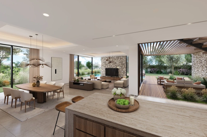 Luxuriöse 5-Zimmer-Villa mit Personalzimmer, eigenem Bad, Privatpool und modernem Design