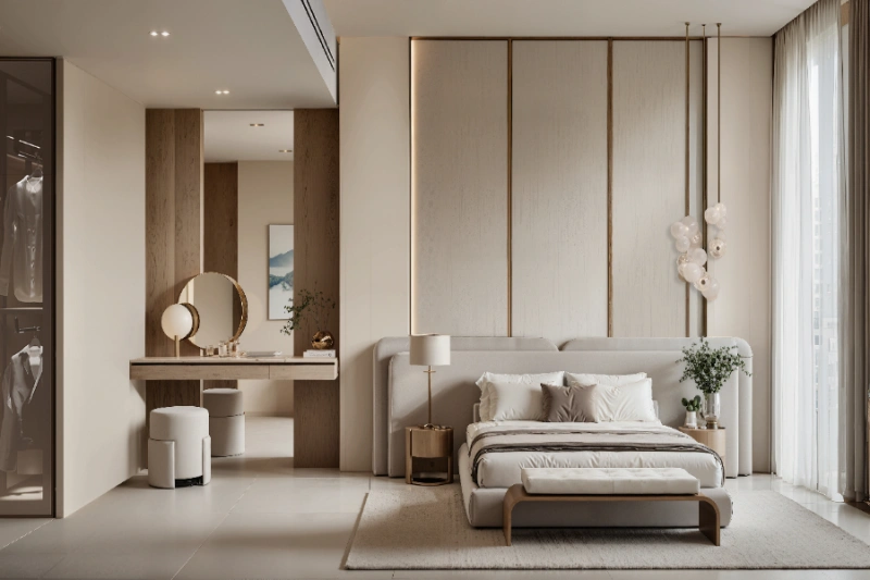 Stilvolle Zwei-Zimmer-Duplex-Wohnung mit modernem Design