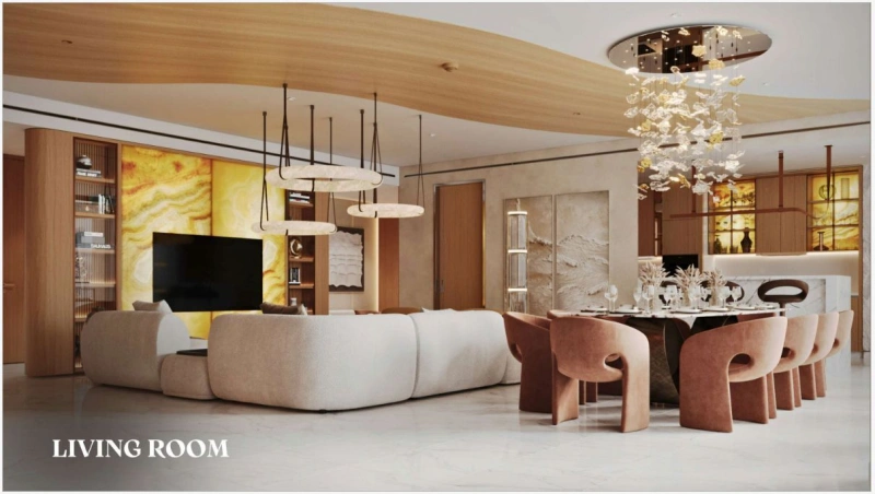 Geräumiges 4-Zimmer-Apartment mit atemberaubendem Meerblick und Blick auf die Jumeirah Palm!