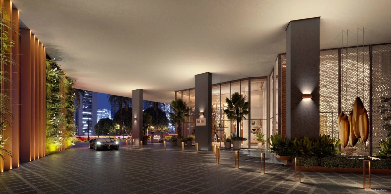 Luxueux appartement de 5 chambres en duplex au Sky Palace avec vue imprenable sur Burj Khalifa