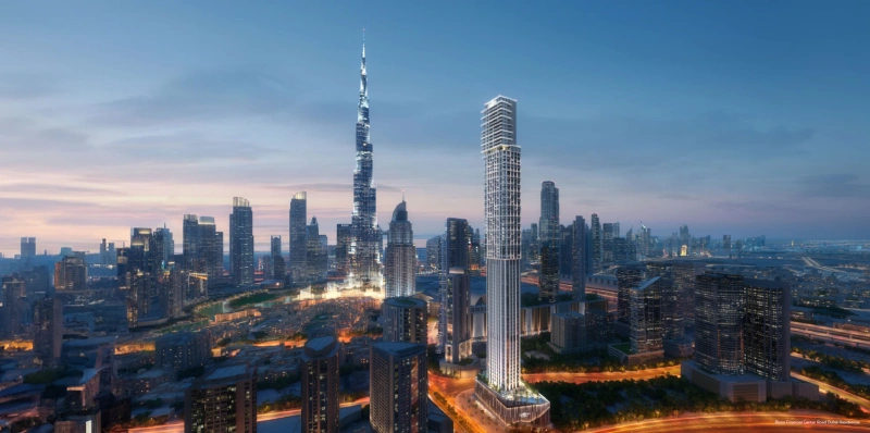 Luxueux appartement de 5 chambres en duplex au Sky Palace avec vue imprenable sur Burj Khalifa