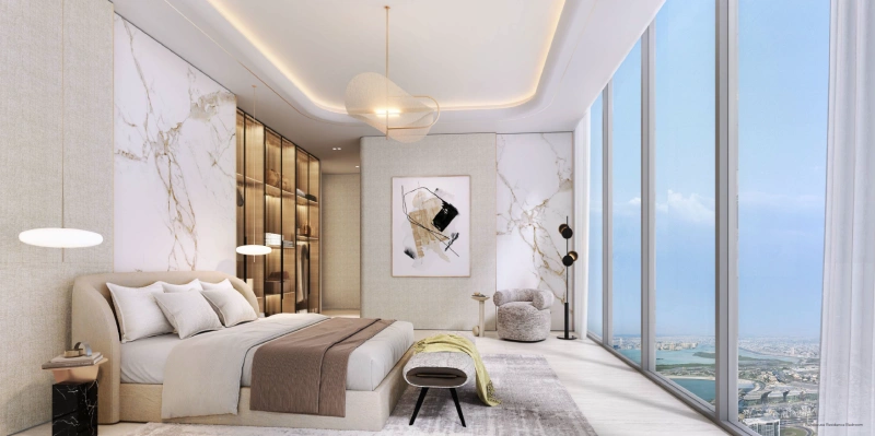 Luxueux appartement de 5 chambres en duplex au Sky Palace avec vue imprenable sur Burj Khalifa