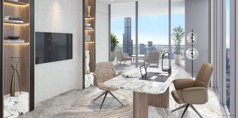 Luxueux appartement de 5 chambres en duplex au Sky Palace avec vue imprenable sur Burj Khalifa