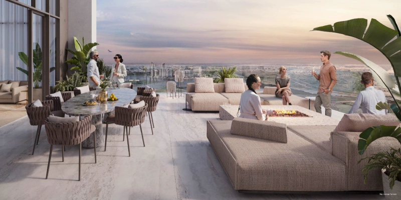 Luxueux appartement de 5 chambres en duplex au Sky Palace avec vue imprenable sur Burj Khalifa