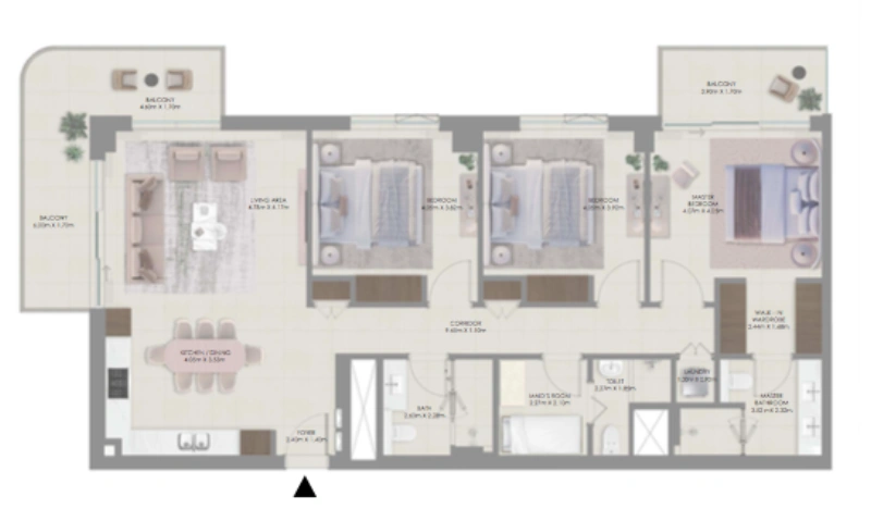 Geräumige Wohnung mit 3 Schlafzimmern in ikonischer Lage - Ihr perfektes Zuhause!