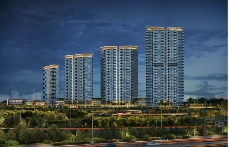 Panoramaausblick von Balkon: 180 Grad Sicht auf die Stadt! Luxuriöses 3-Zimmer-Apartment!