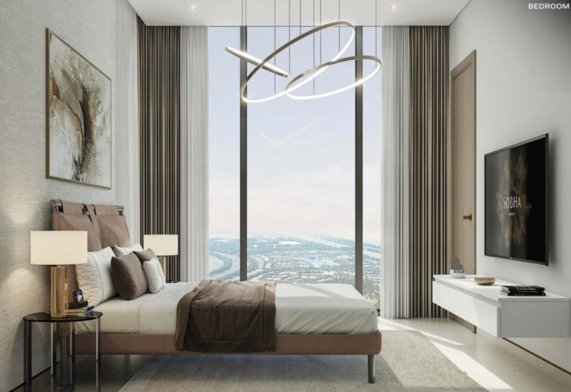 Panoramaausblick von Balkon: 180 Grad Sicht auf die Stadt! Luxuriöses 3-Zimmer-Apartment!