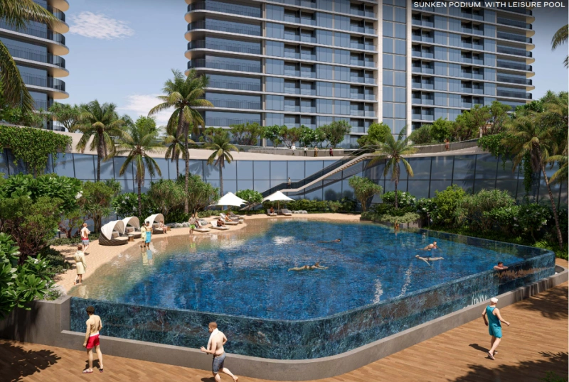 Panoramaausblick von Balkon: 180 Grad Sicht auf die Stadt! Luxuriöses 3-Zimmer-Apartment!