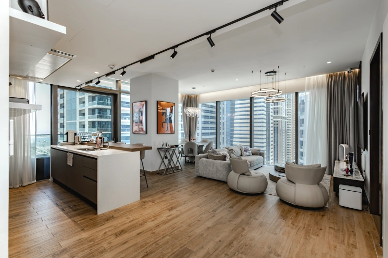 Exklusive 2-Zimmer-Wohnung direkt an der Marina, voll möbliert. Perfektes Zuhause am Wasser!