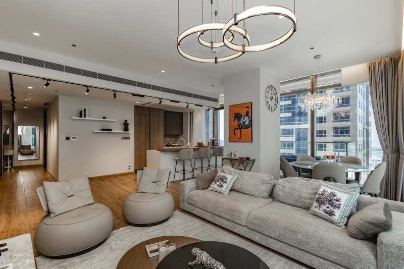 Exklusive 2-Zimmer-Wohnung direkt an der Marina, voll möbliert. Perfektes Zuhause am Wasser!