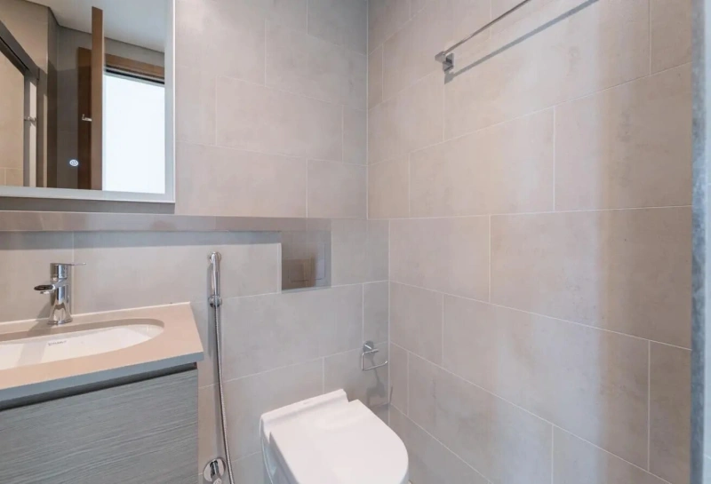 Luxuriöse 2-Zimmer Wohnung mit Park & Burj Khalifa Blick in Sobha Hartland Waves