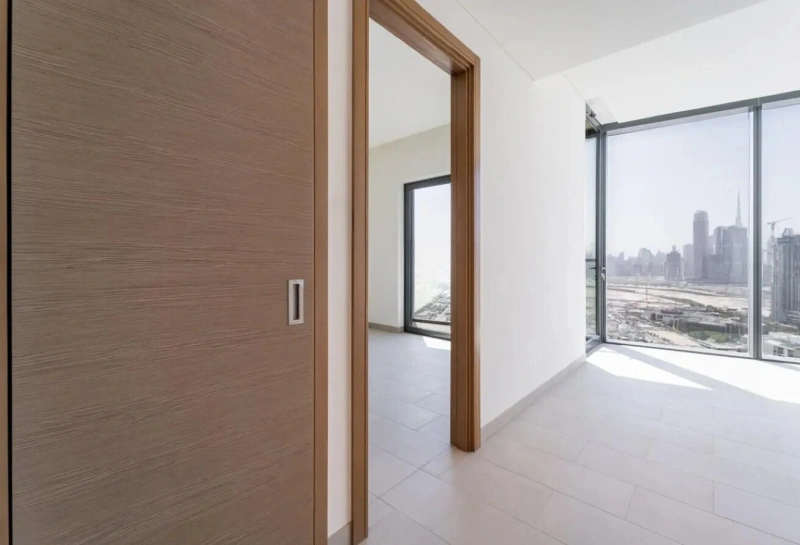 Luxuriöse 2-Zimmer Wohnung mit Park & Burj Khalifa Blick in Sobha Hartland Waves