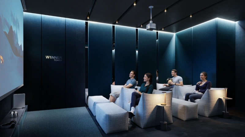 appartement d'une chambre à coucher dans "WINNER TOWER" (Tour du vainqueur)