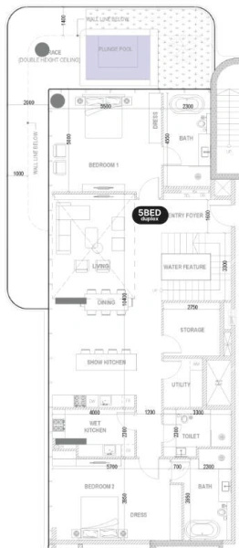 Strandvilla mit Luxus Annehmlichkeiten - Traumhaftes Duplex mit 5 Schlafzimmern