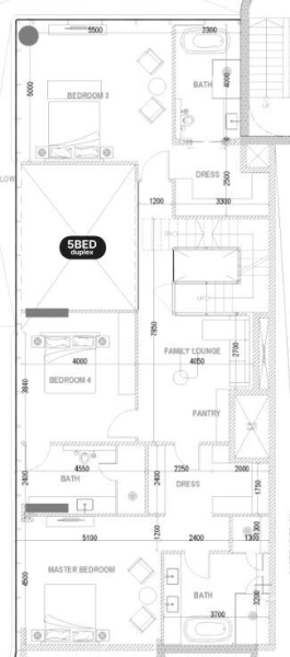 Strandvilla mit Luxus Annehmlichkeiten - Traumhaftes Duplex mit 5 Schlafzimmern