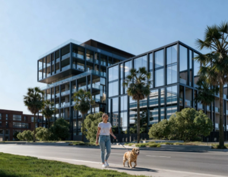 Elegante appartamento con due camere da letto dal design moderno