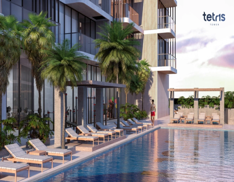 Stilvolle Ein-Zimmer-Wohnung mit Dienstmädchenzimmer in modernem Design