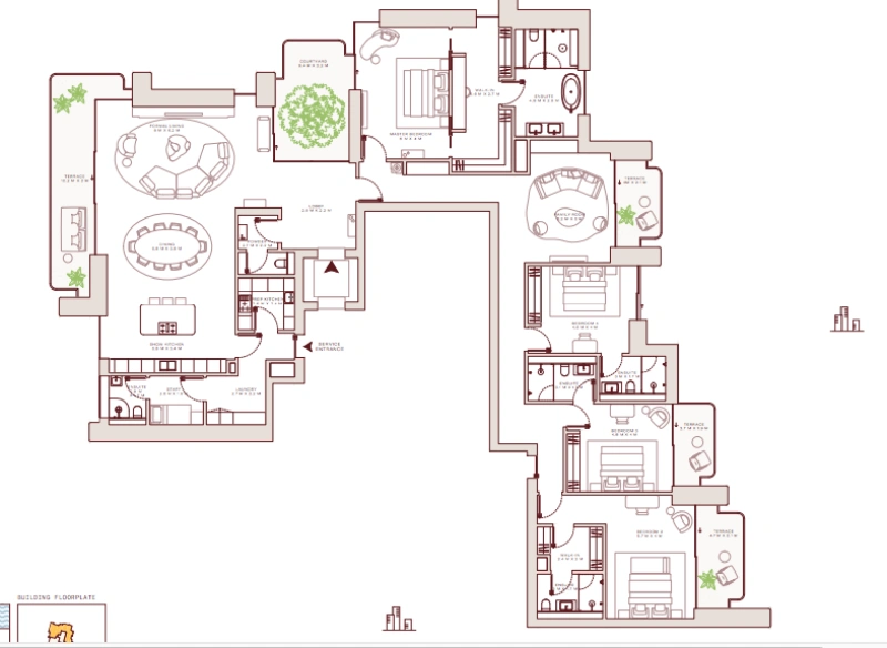 Traumhaftes Apartment mit 4 Schlafzimmern in ikonischem Viertel - Luxus pur!