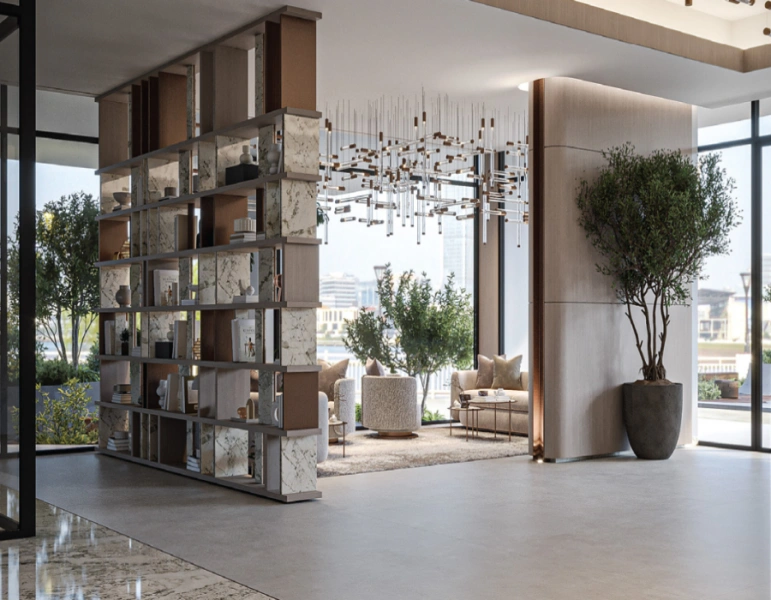 Stilvolles Ein-Zimmer-Apartment mit modernem Design