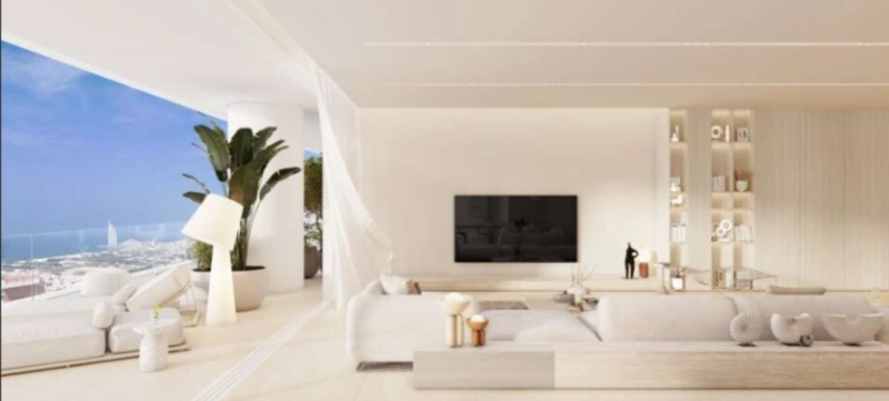 Luxuriöse 4-Zimmer Wohnung mit Personalzimmer und eigenem Bad, riesiger Balkon mit Meerblick