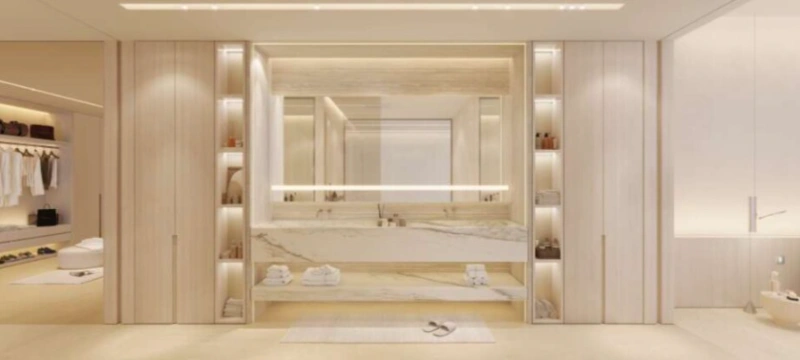 Luxuriöse 4-Zimmer Wohnung mit Personalzimmer und eigenem Bad, riesiger Balkon mit Meerblick