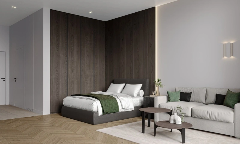 2-Schlafzimmer-Wohnung in "1WOOD RESIDENCE"