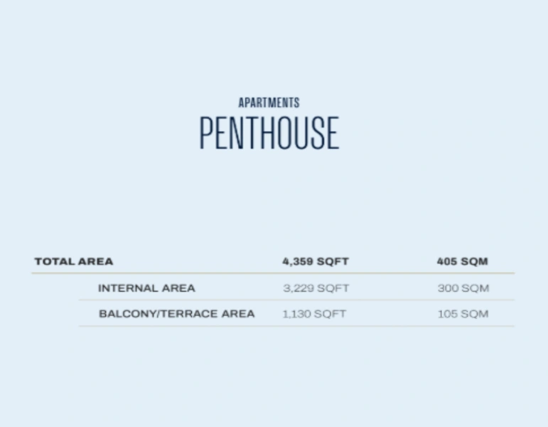 Atemberaubendes Penthouse mit vier Schlafzimmern und modernem Design