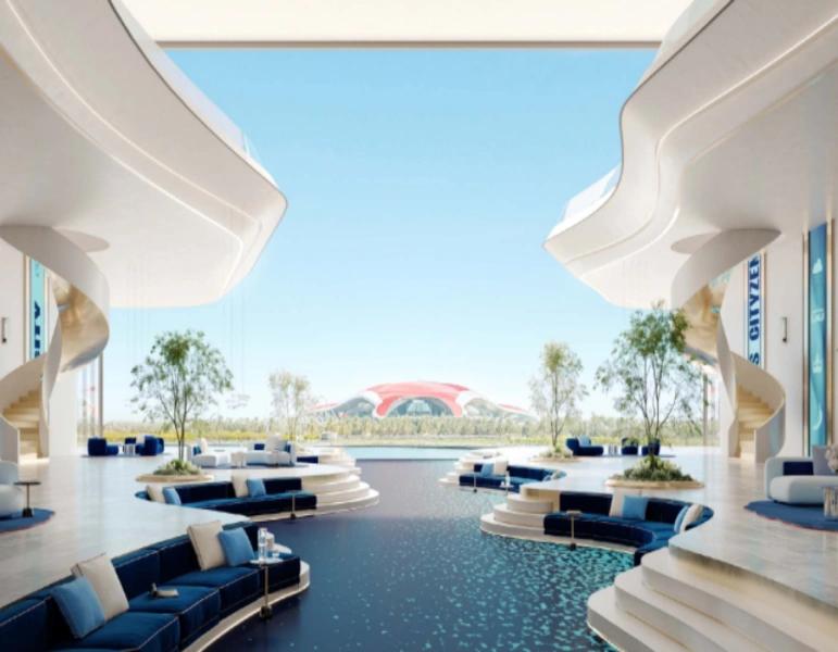 Atemberaubendes Penthouse mit vier Schlafzimmern und modernem Design