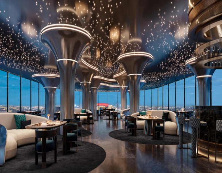 Atemberaubendes Penthouse mit vier Schlafzimmern und modernem Design