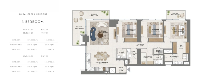 Geräumige 3-Zimmer-Wohnung mit Zimmer für Hauspersonal & riesiger Küche & Wohnbereich!