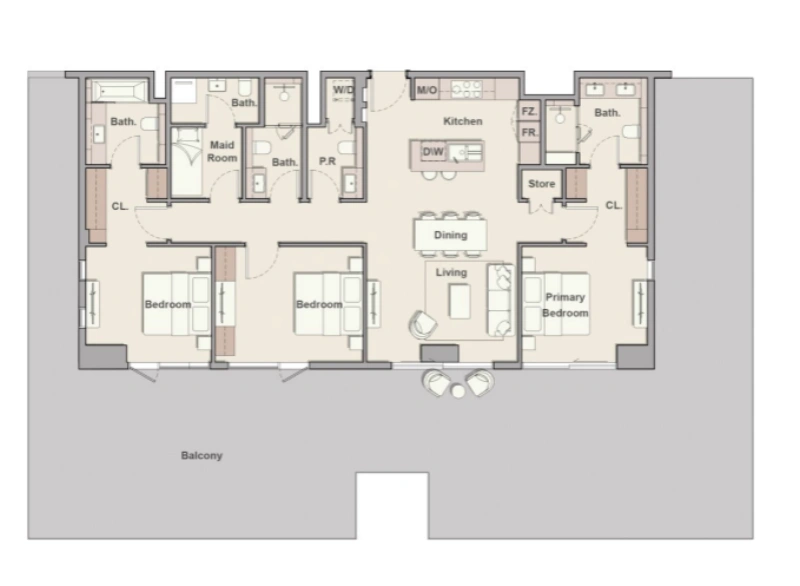 Charmante 3-Zimmer-Wohnung in ikonischem Viertel.