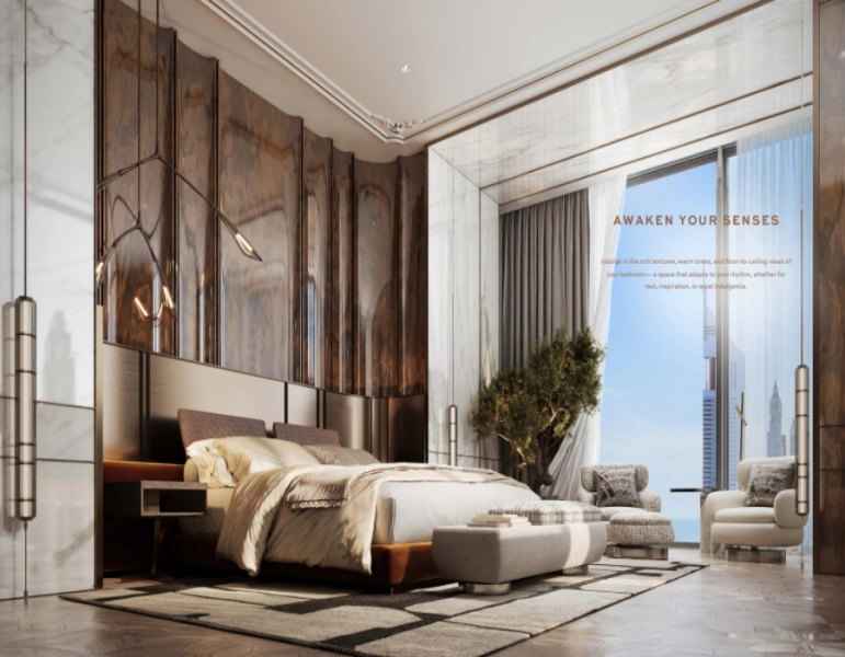 Luxuriöses Penthouse mit zwei Schlafzimmern und modernem Design