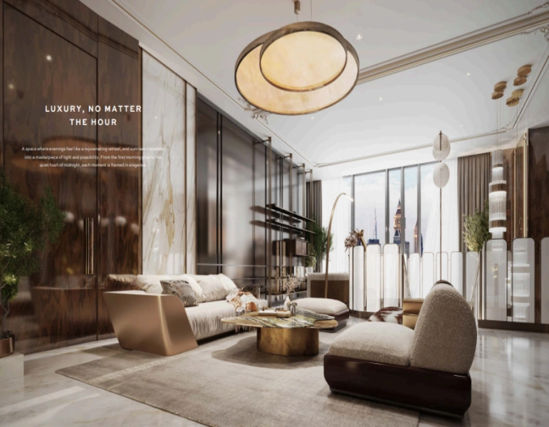 Luxuriöses Penthouse mit zwei Schlafzimmern und modernem Design