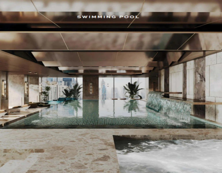 Luxuriöses Penthouse mit zwei Schlafzimmern und modernem Design