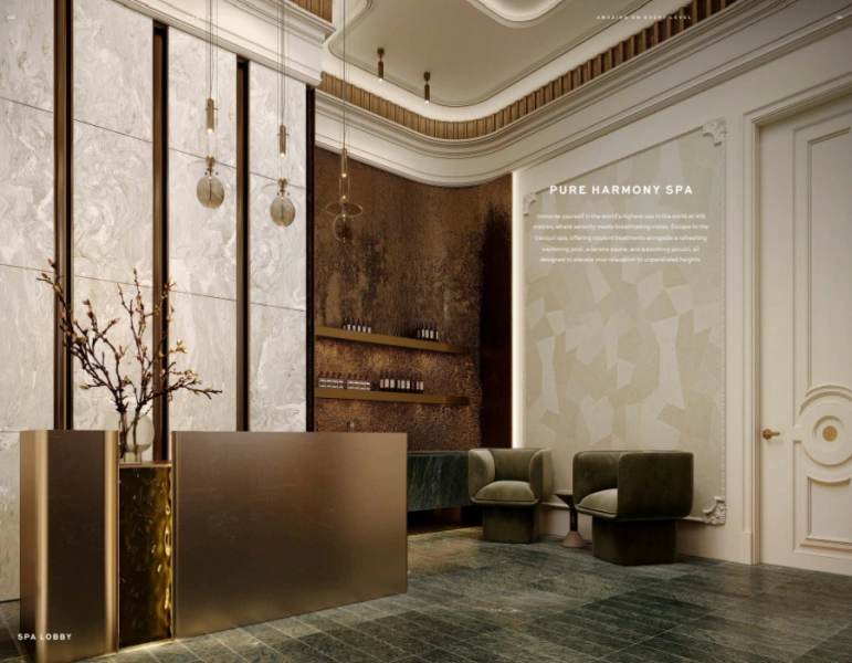 Luxuriöses Penthouse mit zwei Schlafzimmern und modernem Design