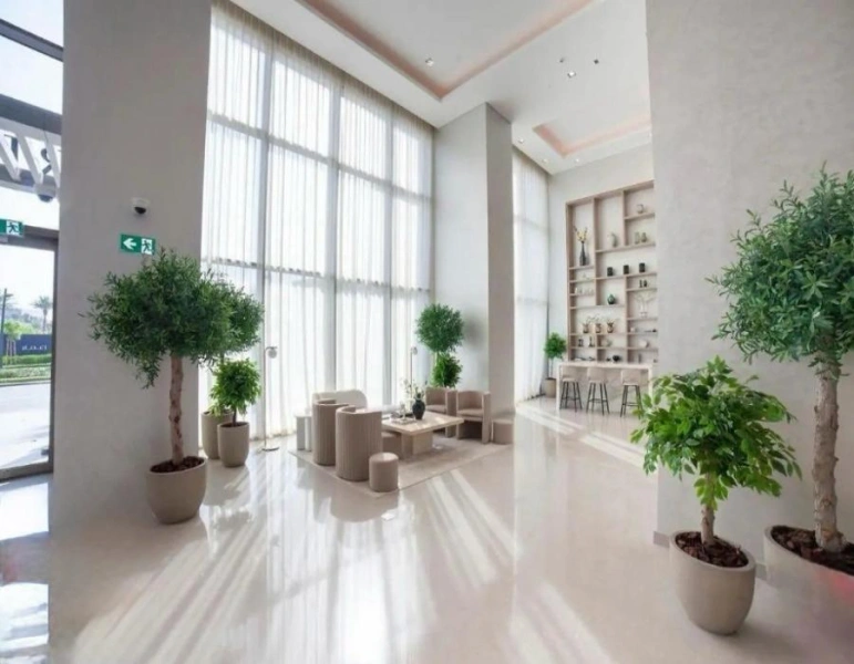 Ein-Schlafzimmer-Apartment mit modernem Design