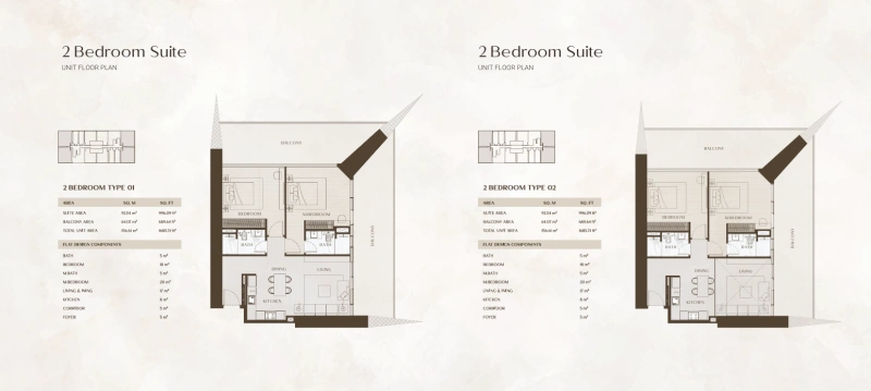 Exklusive 2-Zimmer Luxus-Suite mit privatem Pool und modernem Design