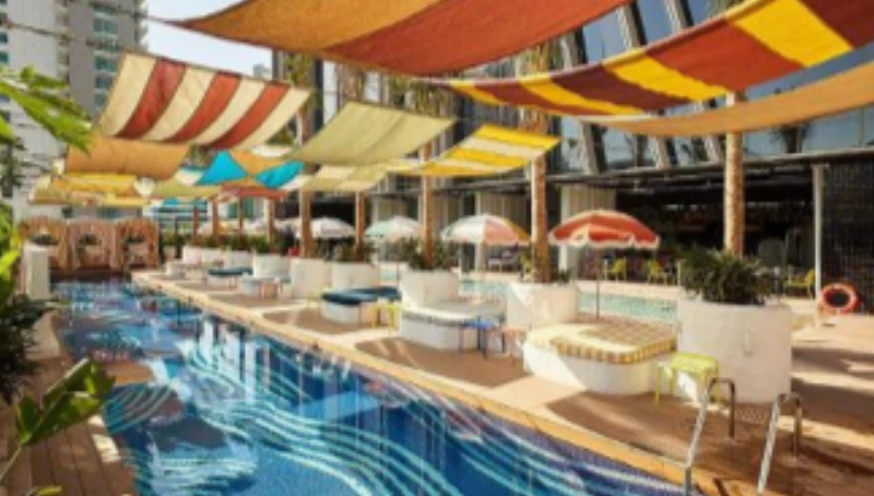 Modernes Studio-Apartment mit atemberaubendem Burj Khalifa Blick