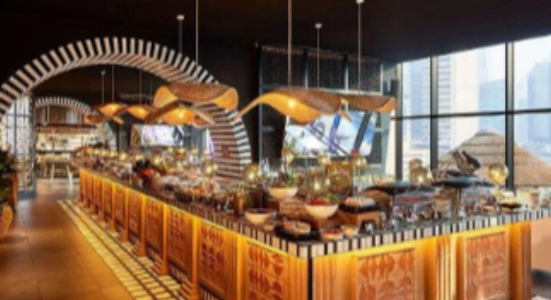 Modernes Studio-Apartment mit atemberaubendem Burj Khalifa Blick