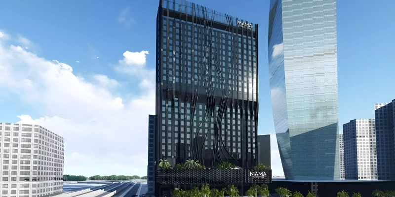 Modernes Studio-Apartment mit atemberaubendem Burj Khalifa Blick