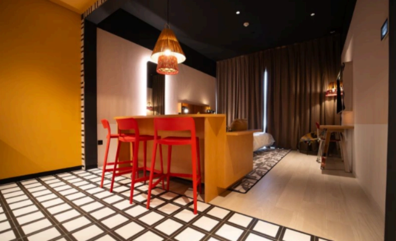 Modernes Studio-Apartment mit atemberaubendem Burj Khalifa Blick