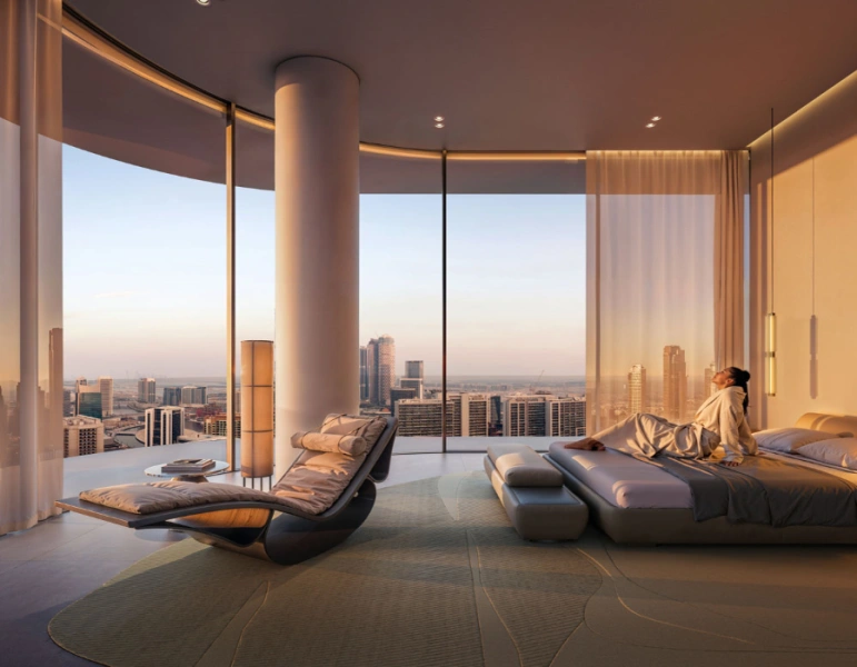 Luxuriöse Wohnung mit vier Schlafzimmern und modernem Design