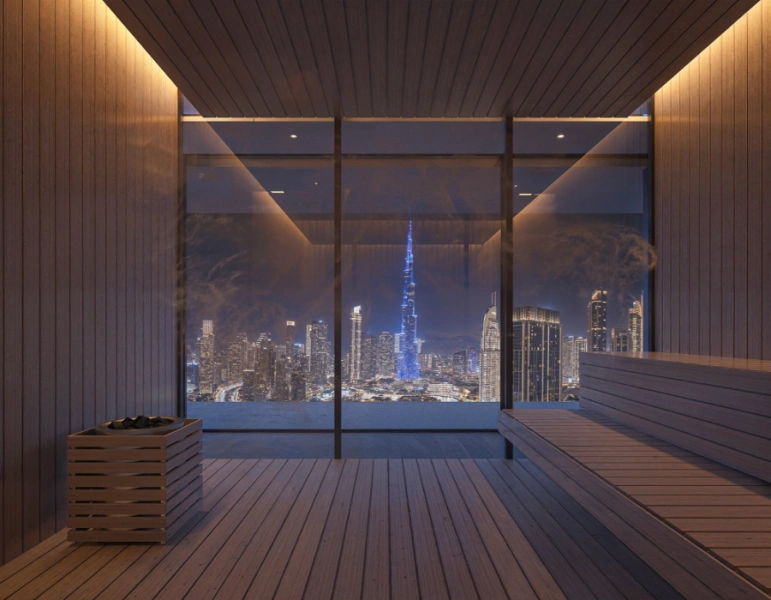 Luxuriöse Wohnung mit vier Schlafzimmern und modernem Design