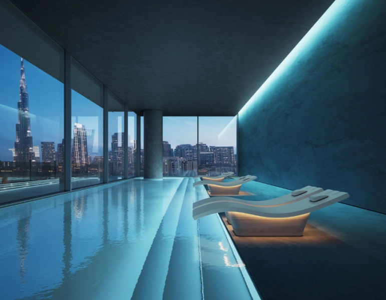 Luxuriöse Wohnung mit vier Schlafzimmern und modernem Design