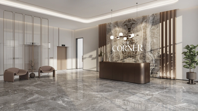 Modernes 1-Zimmer-Apartment mit Smart Home System und deutschen Sanitär Objekten