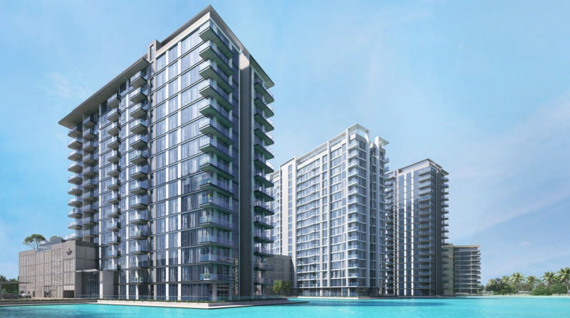 Luxuriöse 3-Zimmer-Wohnung mit Blick auf die Lagune und geräumiger Küche