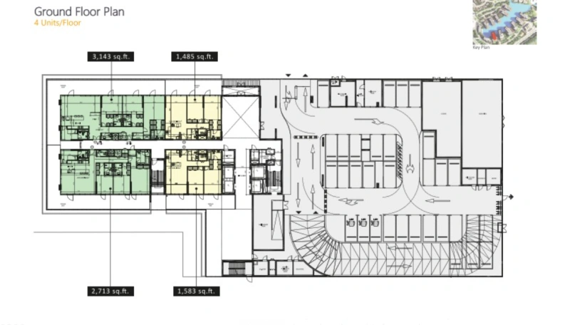Luxuriöse 3-Zimmer-Wohnung mit Blick auf die Lagune und geräumiger Küche