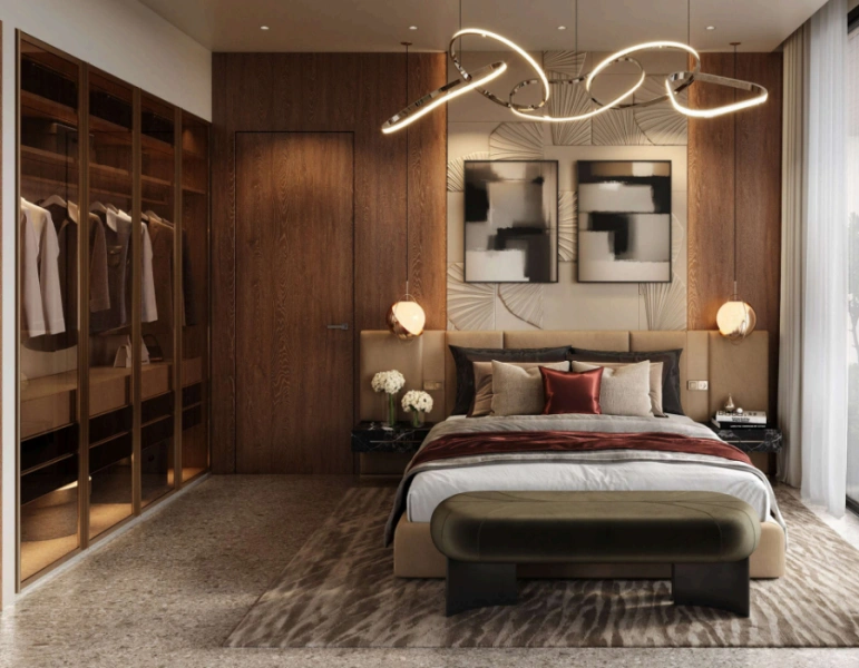 Stilvolles Ein-Zimmer-Apartment mit modernem Design