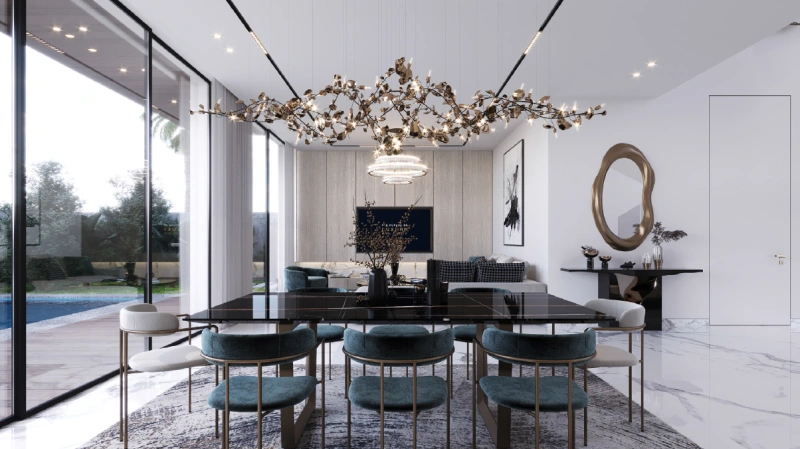 Traumhaftes Anwesen: 4-Zimmer Luxusvilla mit Bedienstetenraum, privatem Pool und modernem Design