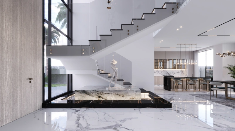 Traumhaftes Anwesen: 4-Zimmer Luxusvilla mit Bedienstetenraum, privatem Pool und modernem Design